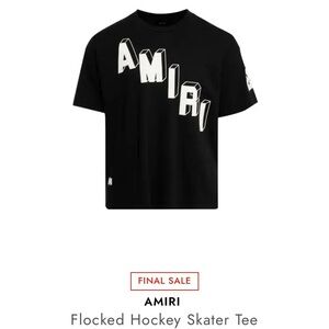 AMIRI Black and White Graphic Tee